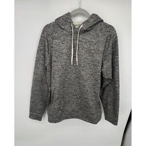 Lululemon City Sweat Pullover Hoodie Thermo Sz L Heathered Muslin Athleisure Gym